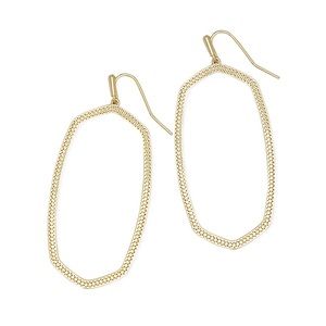 KENDRA SCOTT • Gold Danielle Open Frame Earrings